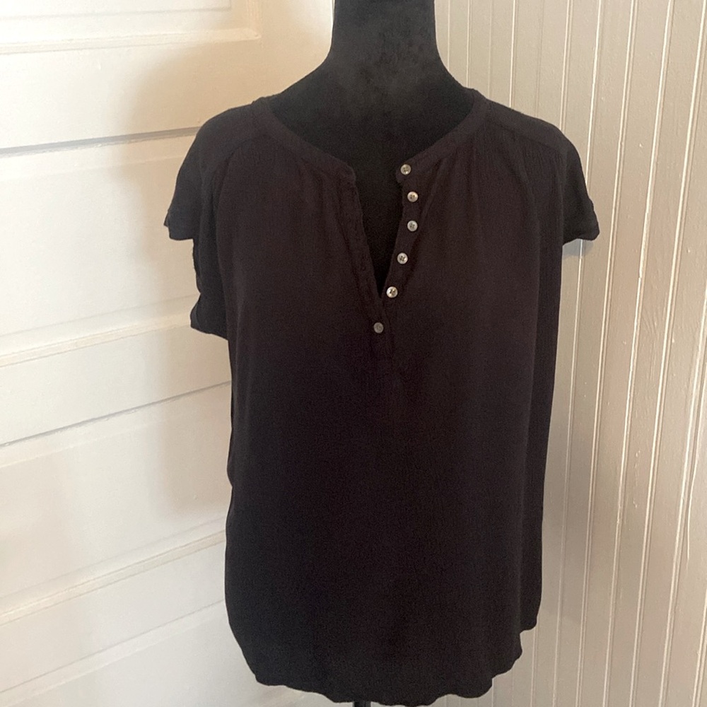 COPY - Loft gauzy style cap sleeve T-shirt